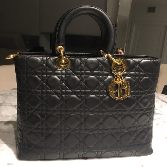 Dior Handbags - CHRISTIAN DIOR  Lady Dior bag vintage